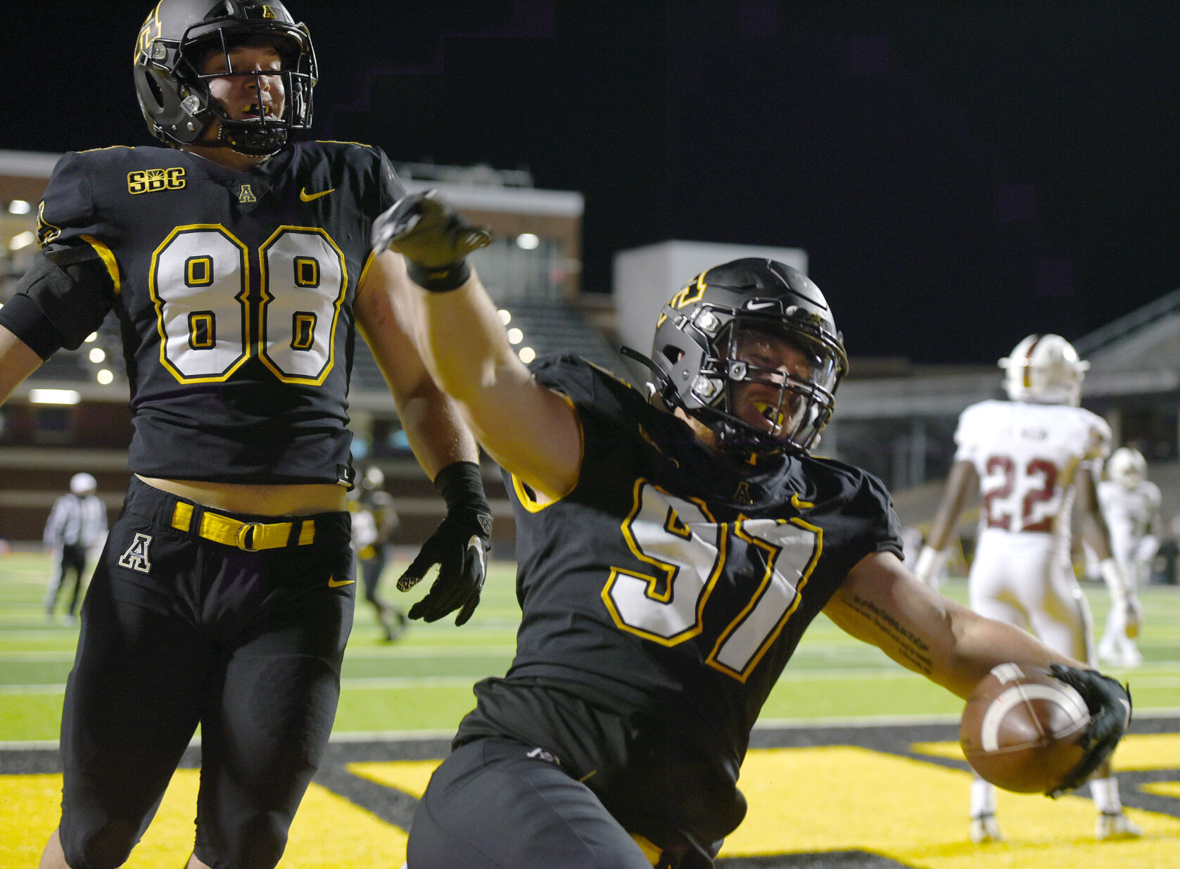 Troy Appalachian State football spurlin